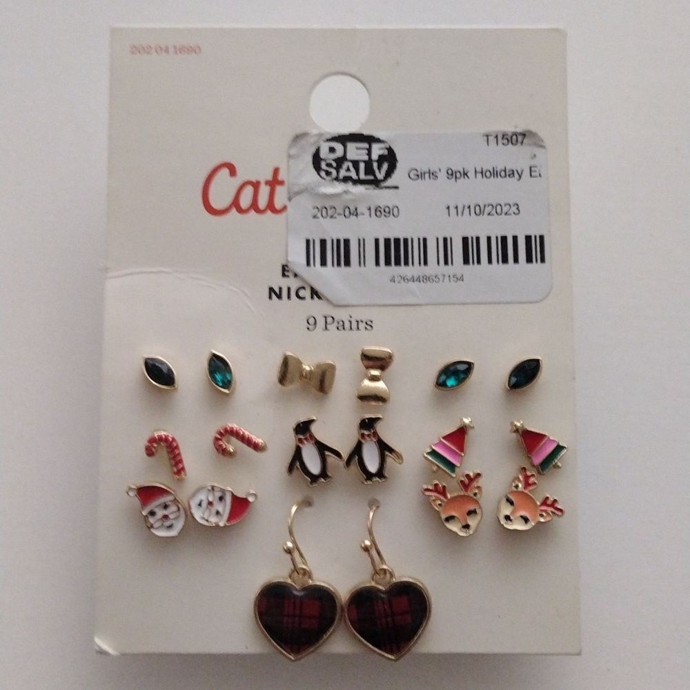 9pk Holiday Earrings - Picture 4 of 5